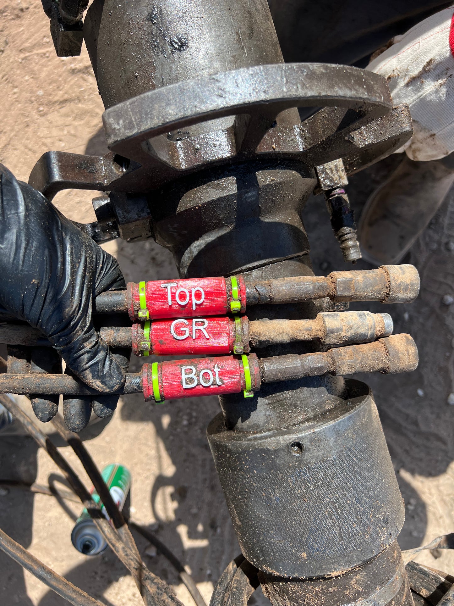 Wireline Hydraulic Hose Labels - Kustom Built 3D Printing