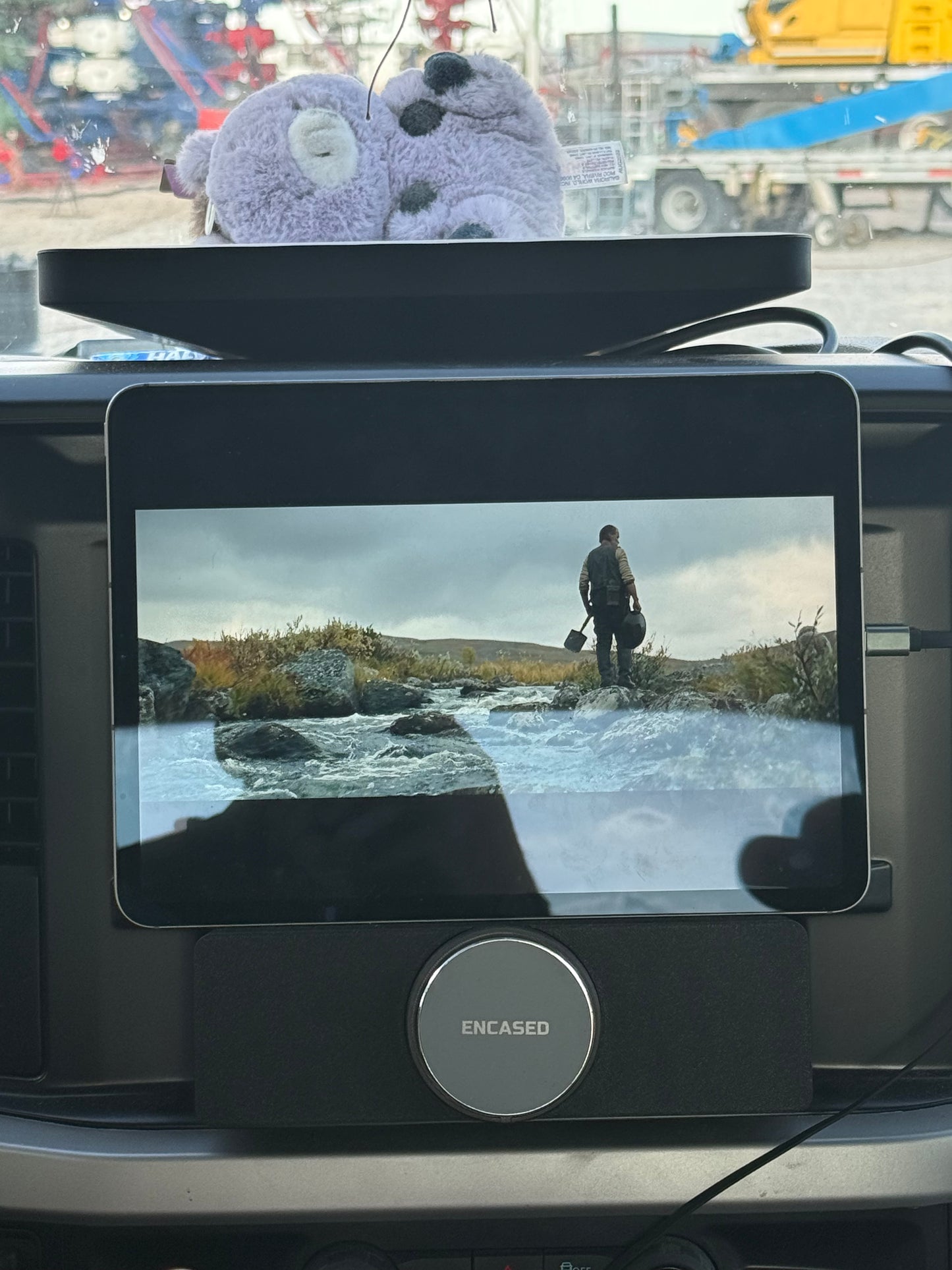 2023–2026 Ford Super Duty Phone Mount w/ Tablet Slot | OEM Dash Slot Holder | F250 F350 iPad Stand